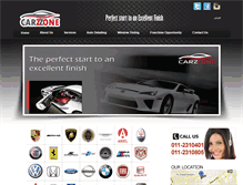 Tablet Screenshot of carzzone.com